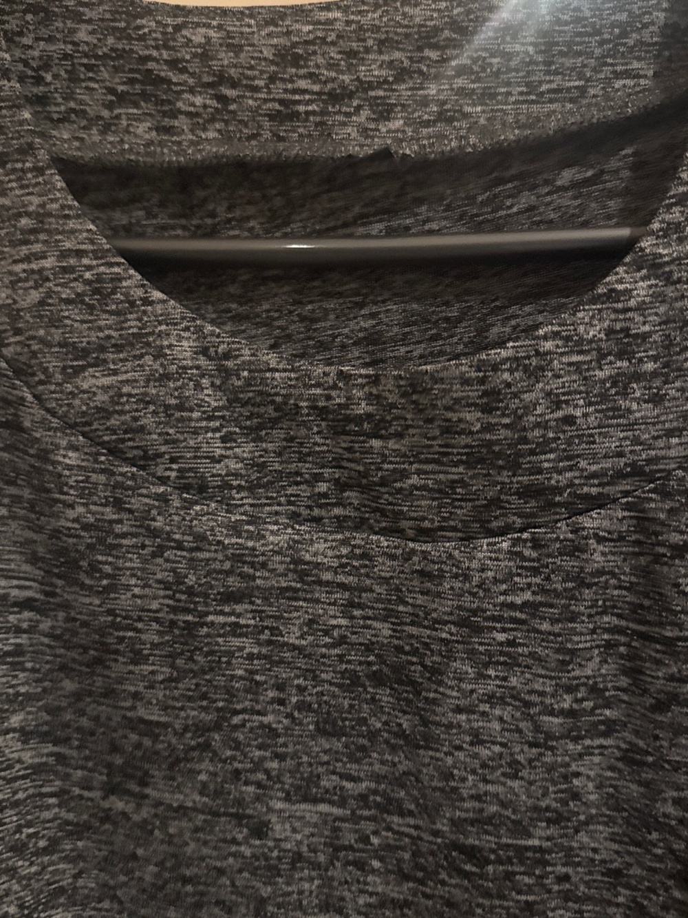 Women’s cut out grey long sleeve top